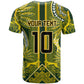 South Africa Rugby Custom T shirt Springbok with King Protea Inspired by African Heritage