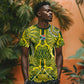 South Africa Rugby Custom T shirt Springbok with King Protea Inspired by African Heritage