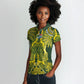 South Africa Rugby Custom Women Polo Shirt Springbok with King Protea Inspired by African Heritage