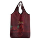 Happy Proclamation of Independence of Morocco Grocery Bag Barbary Lion's Roar - Fight for Free and Peace