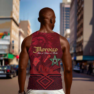 Happy Proclamation of Independence of Morocco Men Tank Top Barbary Lion's Roar - Fight for Free and Peace