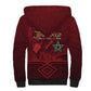 Happy Proclamation of Independence of Morocco Sherpa Hoodie Barbary Lion's Roar - Fight for Free and Peace