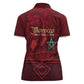 Happy Proclamation of Independence of Morocco Women Polo Shirt Barbary Lion's Roar - Fight for Free and Peace