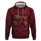 Happy Proclamation of Independence of Morocco Zip Hoodie Barbary Lion's Roar - Fight for Free and Peace