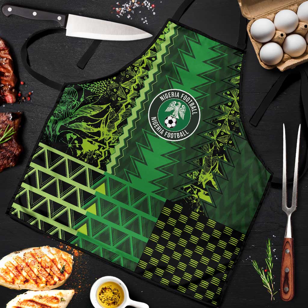 Nigeria Football Apron The Naija-Tribal Sporty Style - African Pride