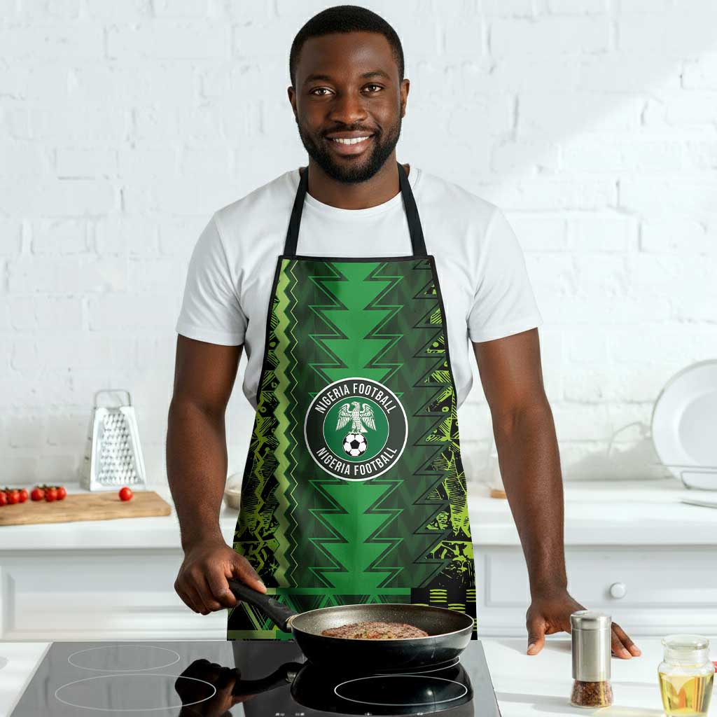 Nigeria Football Apron The Naija-Tribal Sporty Style - African Pride