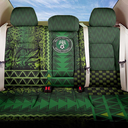 Nigeria Football Back Car Seat Cover The Naija-Tribal Sporty Style - African Pride