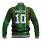Custom Nigeria Football Baseball Jacket The Naija-Tribal Sporty Style - African Pride
