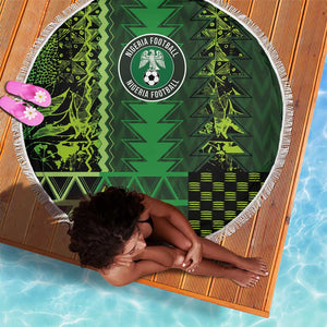 Nigeria Football Beach Blanket The Naija-Tribal Sporty Style - African Pride