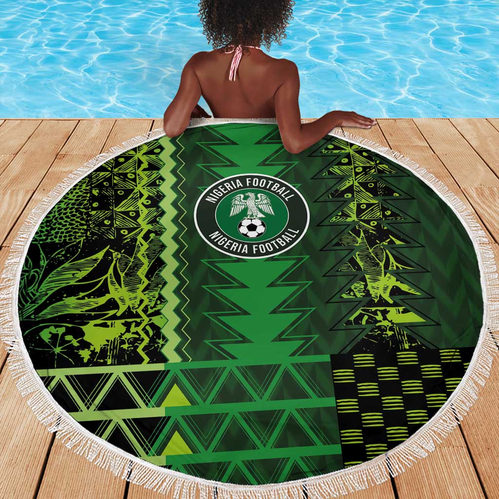 Nigeria Football Beach Blanket The Naija-Tribal Sporty Style - African Pride