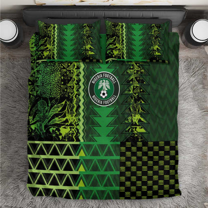 Nigeria Football Bedding Set The Naija-Tribal Sporty Style - African Pride