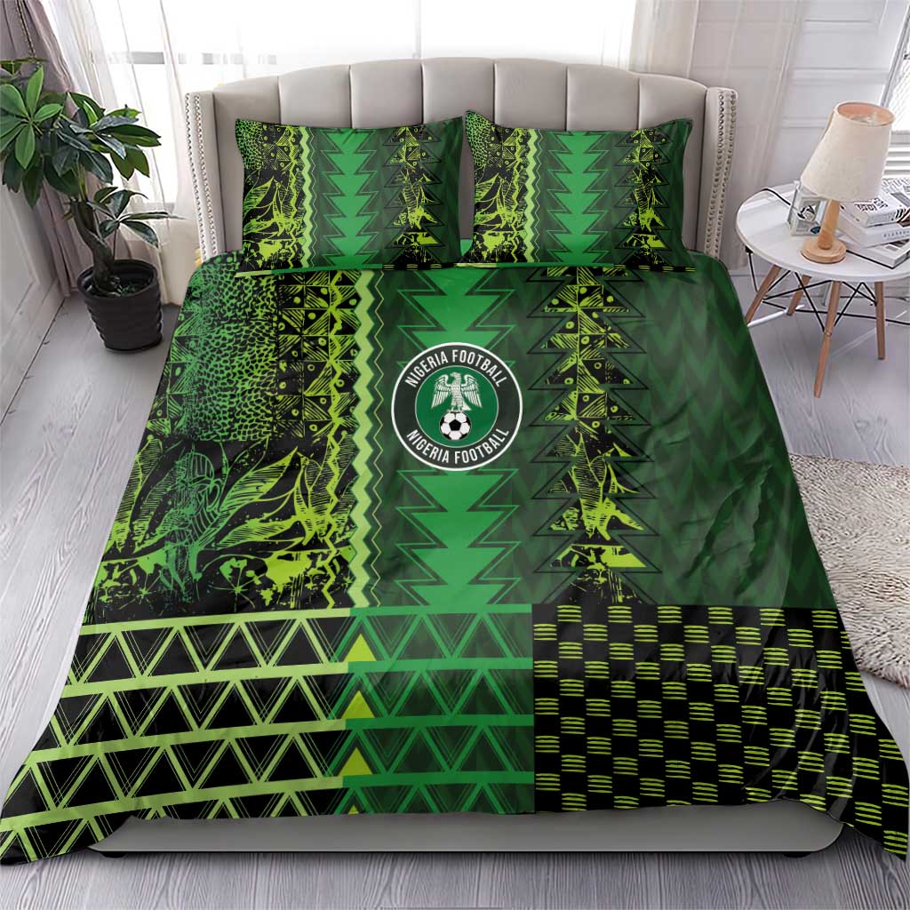 Nigeria Football Bedding Set The Naija-Tribal Sporty Style - African Pride