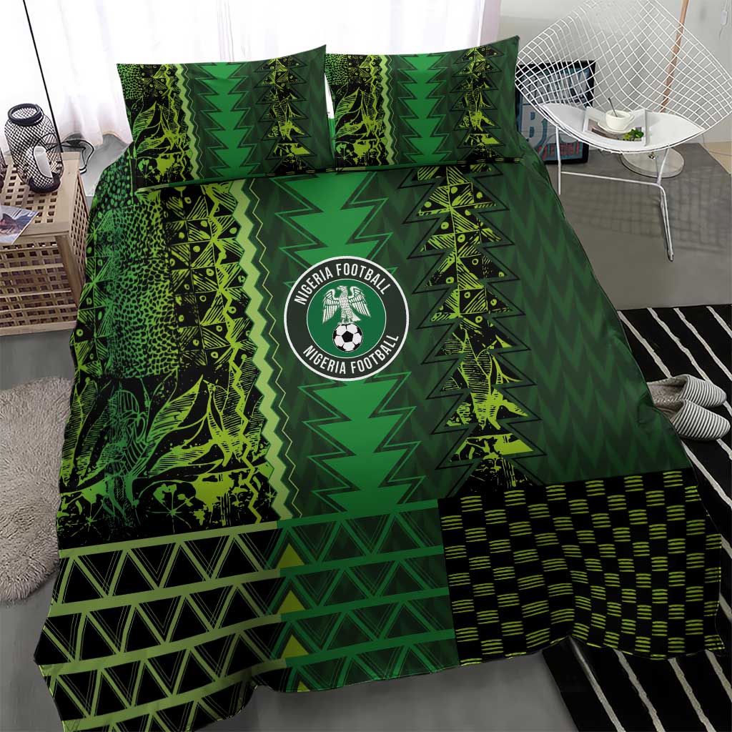 Nigeria Football Bedding Set The Naija-Tribal Sporty Style - African Pride