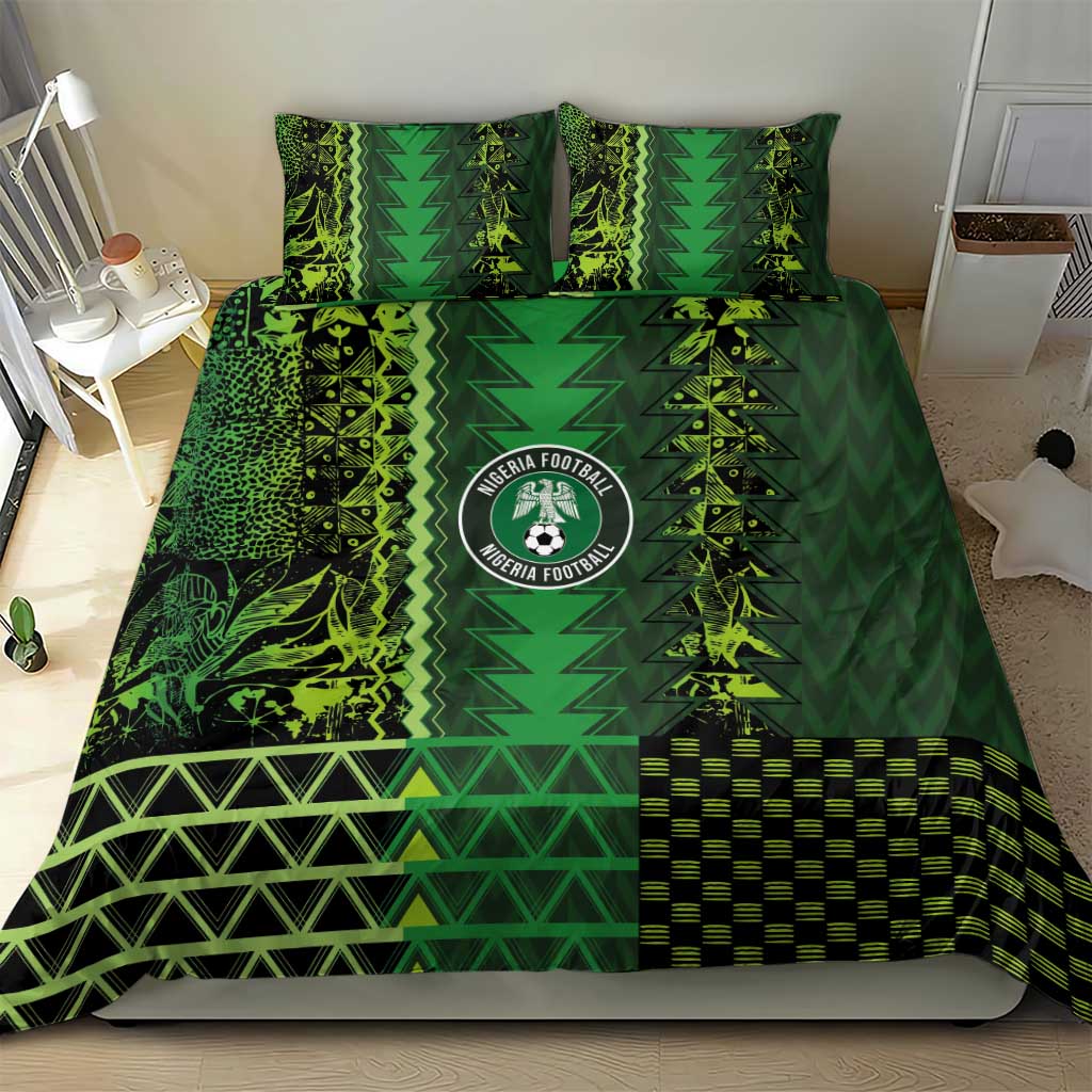 Nigeria Football Bedding Set The Naija-Tribal Sporty Style - African Pride