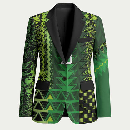 Custom Nigeria Football Blazer The Naija-Tribal Sporty Style - African Pride