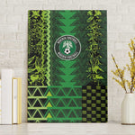 Nigeria Football Canvas Wall Art The Naija-Tribal Sporty Style - African Pride