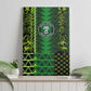 Nigeria Football Canvas Wall Art The Naija-Tribal Sporty Style - African Pride