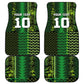Custom Nigeria Football Car Mats The Naija-Tribal Sporty Style - African Pride