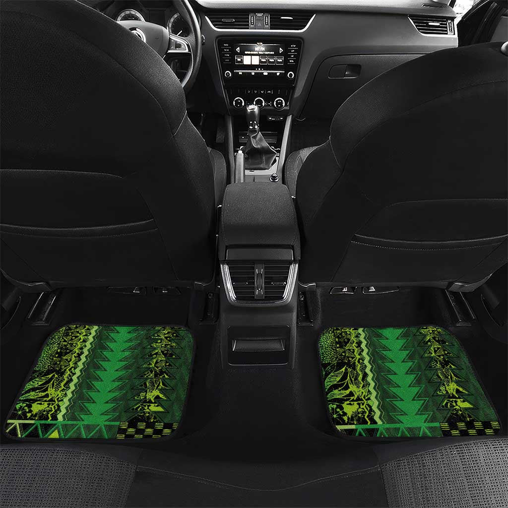 Custom Nigeria Football Car Mats The Naija-Tribal Sporty Style - African Pride
