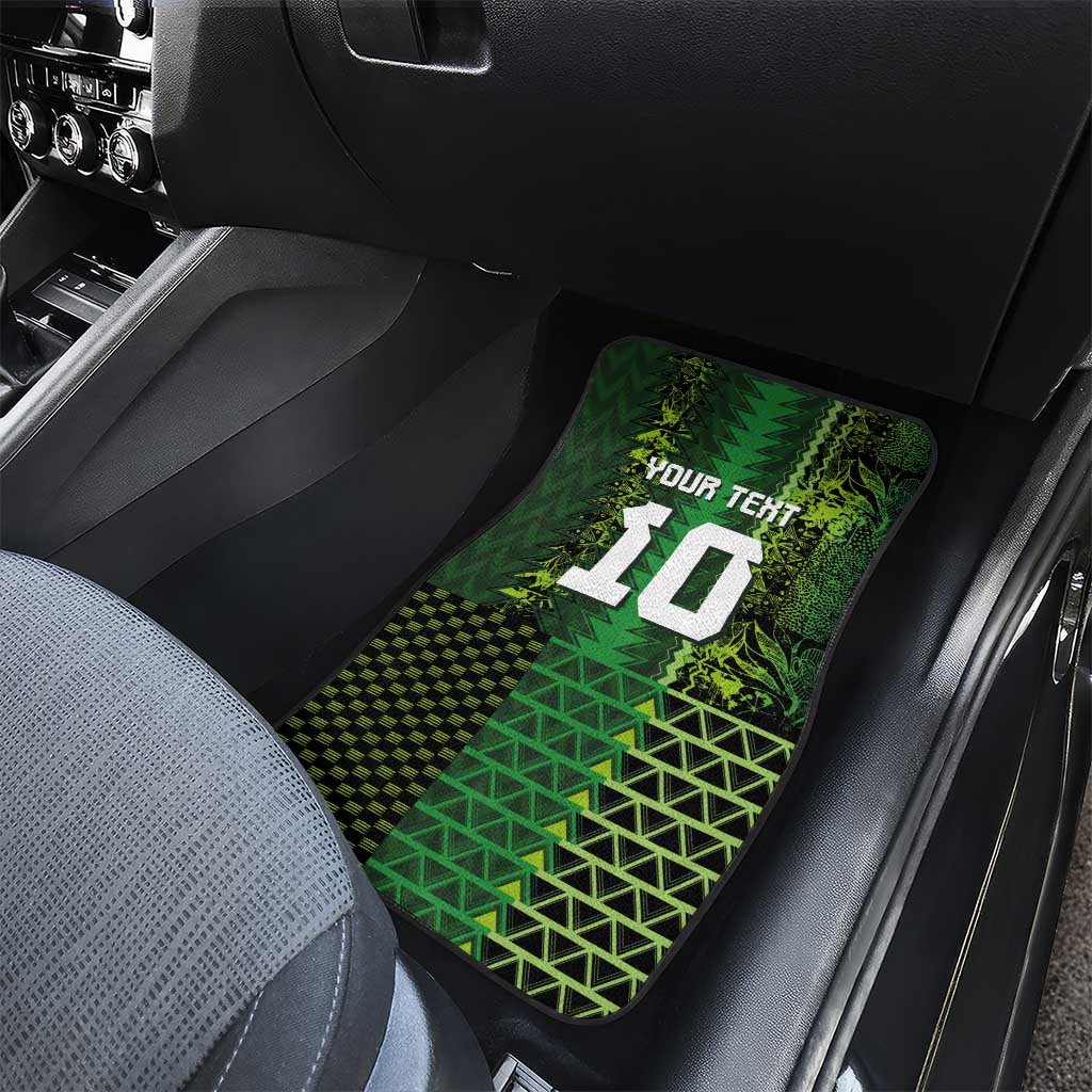 Custom Nigeria Football Car Mats The Naija-Tribal Sporty Style - African Pride