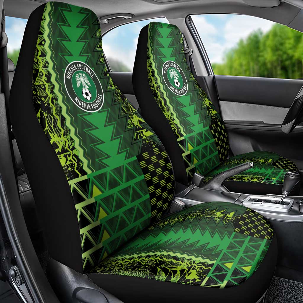 Nigeria Football Car Seat Cover The Naija-Tribal Sporty Style - African Pride