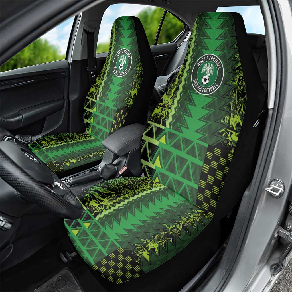 Nigeria Football Car Seat Cover The Naija-Tribal Sporty Style - African Pride