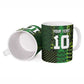 Custom Nigeria Football Ceramic Mug The Naija-Tribal Sporty Style - African Pride