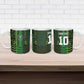 Custom Nigeria Football Ceramic Mug The Naija-Tribal Sporty Style - African Pride