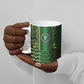 Custom Nigeria Football Ceramic Mug The Naija-Tribal Sporty Style - African Pride