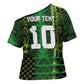Custom Nigeria Football Cross Shoulder Shirt The Naija-Tribal Sporty Style - African Pride
