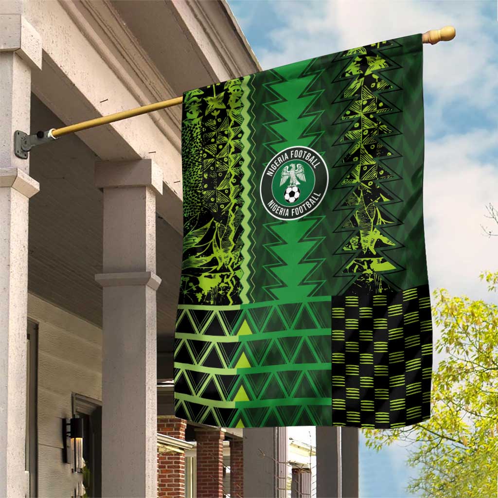 Nigeria Football Garden Flag The Naija-Tribal Sporty Style - African Pride