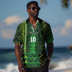Custom Nigeria Football Hawaiian Shirt The Naija-Tribal Sporty Style - African Pride