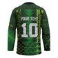 Custom Nigeria Football Hockey Jersey The Naija-Tribal Sporty Style - African Pride
