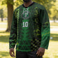 Custom Nigeria Football Hockey Jersey The Naija-Tribal Sporty Style - African Pride