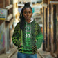 Custom Nigeria Football Hoodie The Naija-Tribal Sporty Style - African Pride