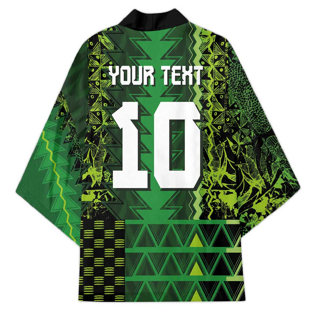 Custom Nigeria Football Kimono The Naija-Tribal Sporty Style - African Pride
