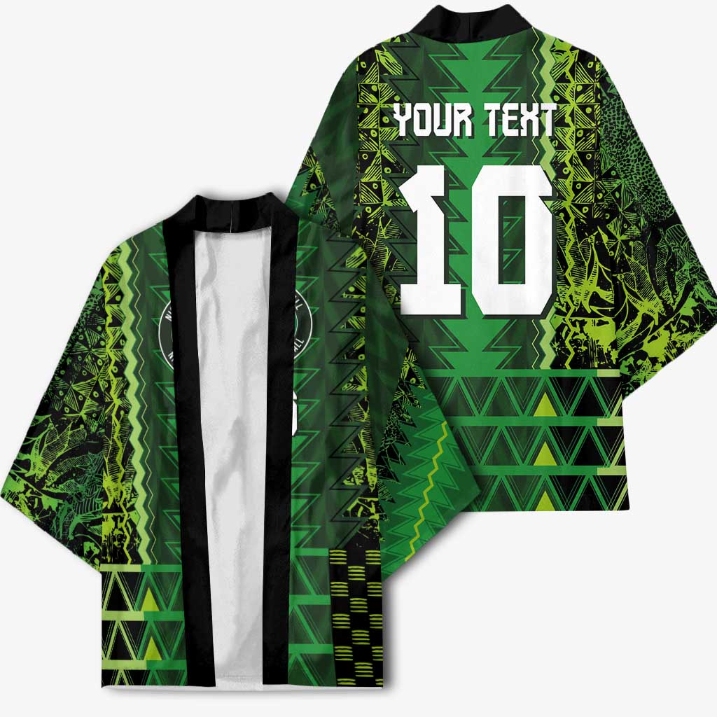 Custom Nigeria Football Kimono The Naija-Tribal Sporty Style - African Pride