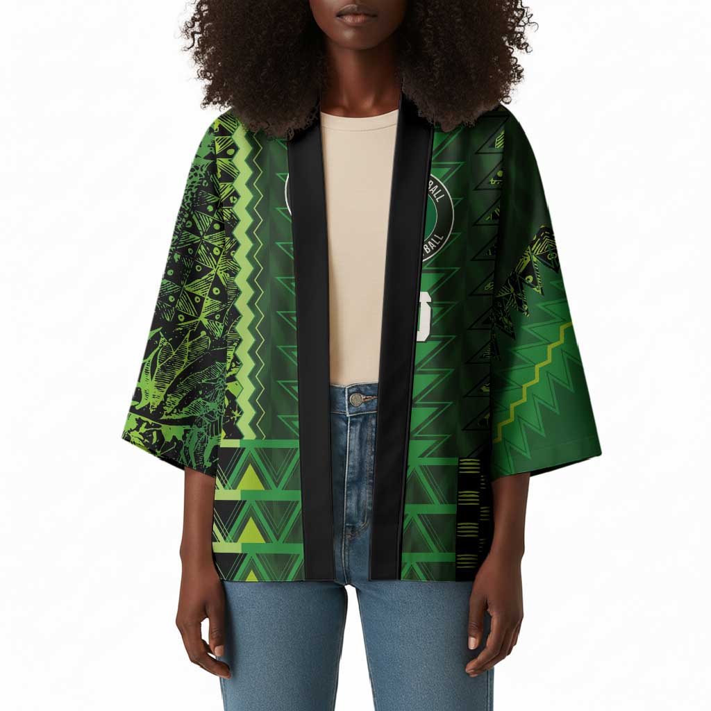 Custom Nigeria Football Kimono The Naija-Tribal Sporty Style - African Pride