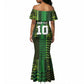 Custom Nigeria Football Mermaid Dress The Naija-Tribal Sporty Style - African Pride