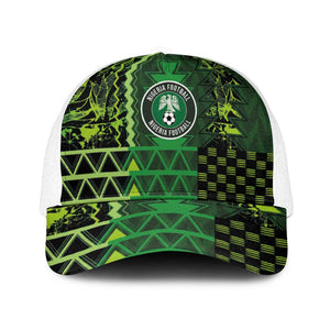 Nigeria Football Mesh Trucker Cap The Naija-Tribal Sporty Style