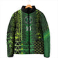 Custom Nigeria Football Padded Jacket The Naija-Tribal Sporty Style - African Pride