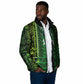 Custom Nigeria Football Padded Jacket The Naija-Tribal Sporty Style - African Pride