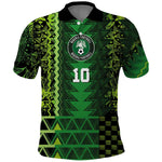 Custom Nigeria Football Polo Shirt The Naija-Tribal Sporty Style - African Pride