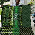 Nigeria Football Quilt The Naija-Tribal Sporty Style - African Pride