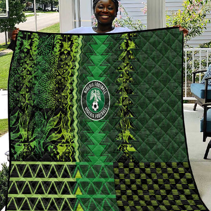 Nigeria Football Quilt The Naija-Tribal Sporty Style - African Pride