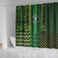 Nigeria Football Shower Curtain The Naija-Tribal Sporty Style - African Pride