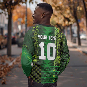 Custom Nigeria Football Sweatshirt The Naija-Tribal Sporty Style - African Pride