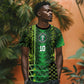 Custom Nigeria Football T shirt The Naija-Tribal Sporty Style - African Pride