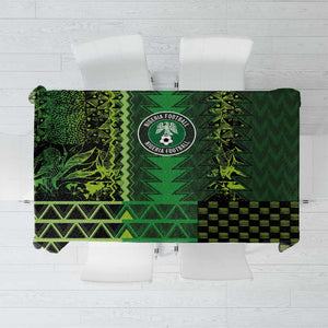 Nigeria Football Tablecloth The Naija-Tribal Sporty Style - African Pride