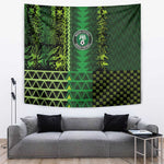 Nigeria Football Tapestry The Naija-Tribal Sporty Style - African Pride